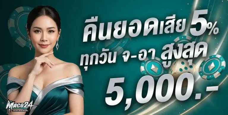 maco24 โปรโมชั่น คืนยอดเสีย